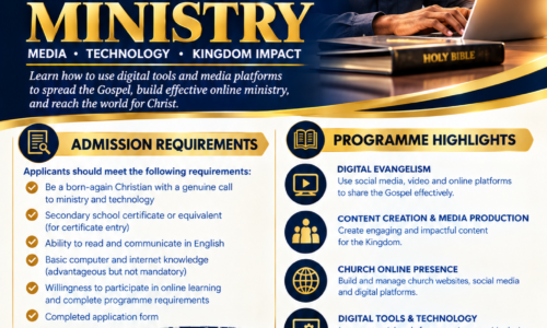 DIPLOMA IN DIGITAL MINISTRY
