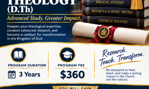 DOCTOR OF THEOLOGY